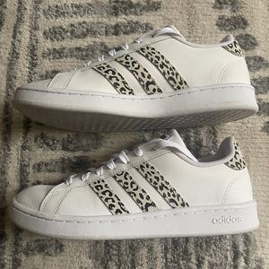 Adidas with cheetah print size 9 women’s